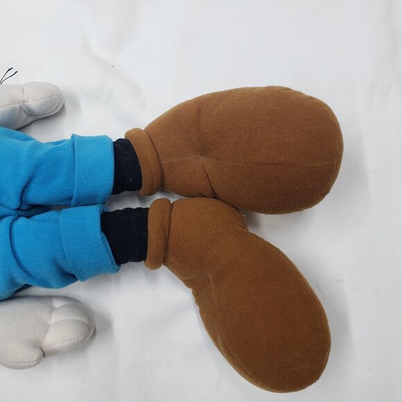 Vintage Applause Disney Goofy 27 Inch Tall Soft Plush Green Hat Purple Vest - Picture 10 of 16